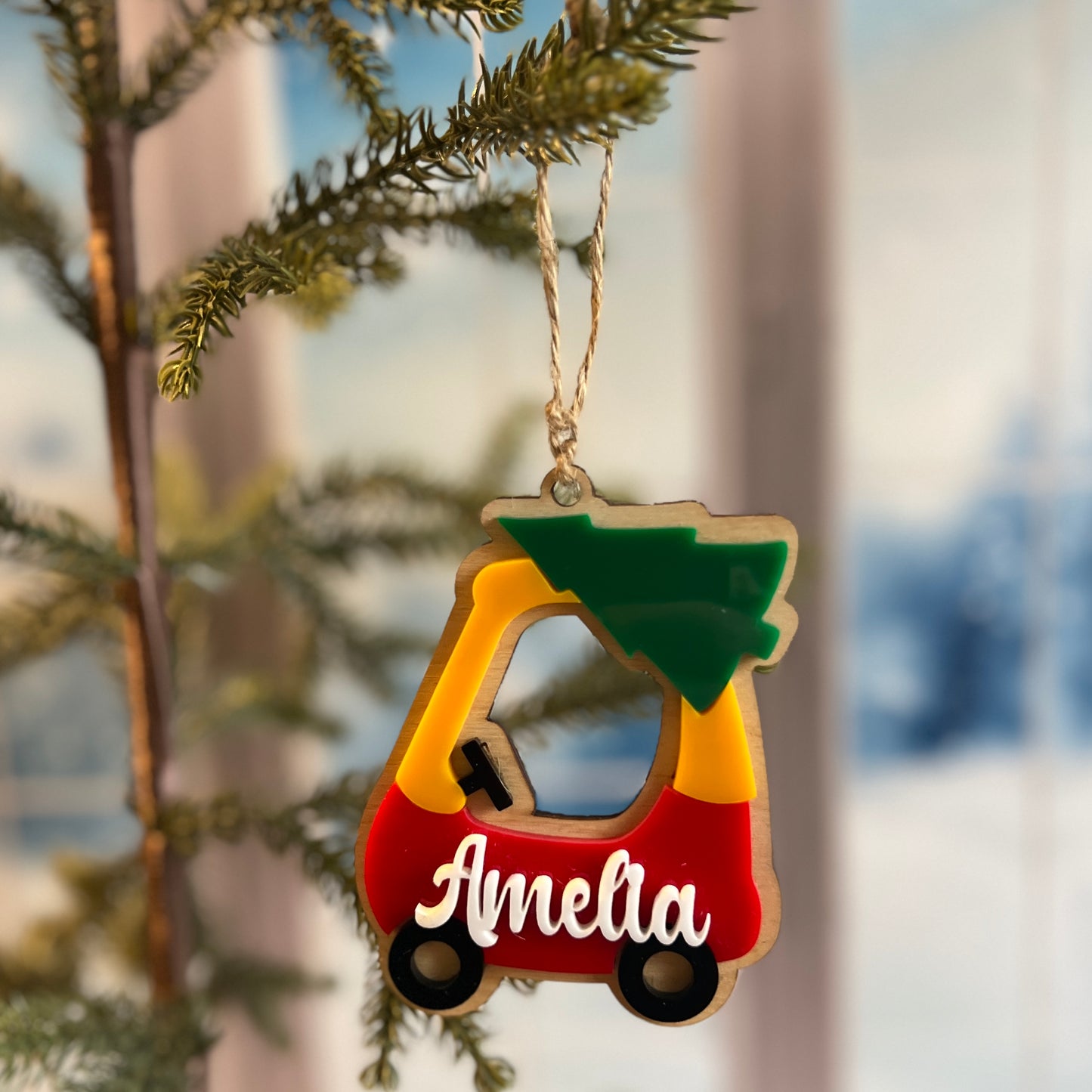 Christmas Car Ornament For Kids