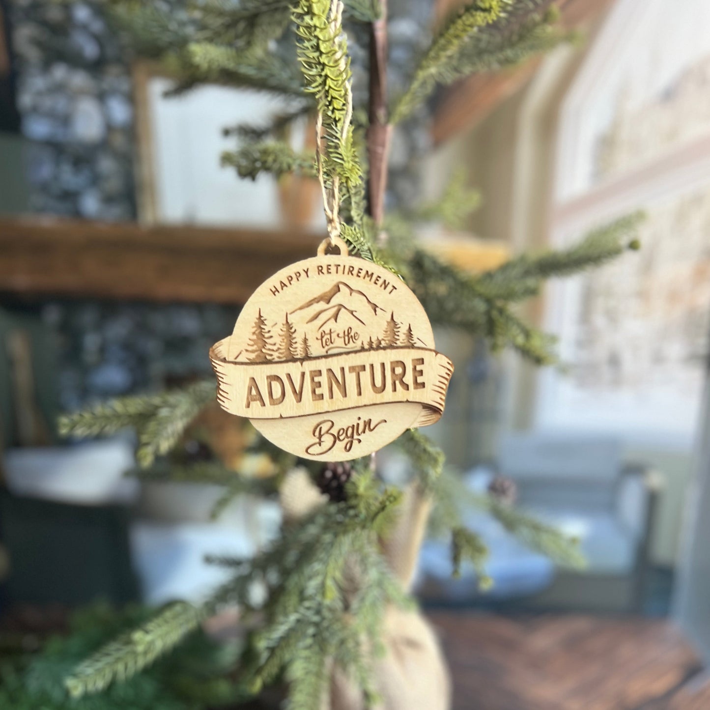 Happy Retirement Let The Adventures Begin Ornament