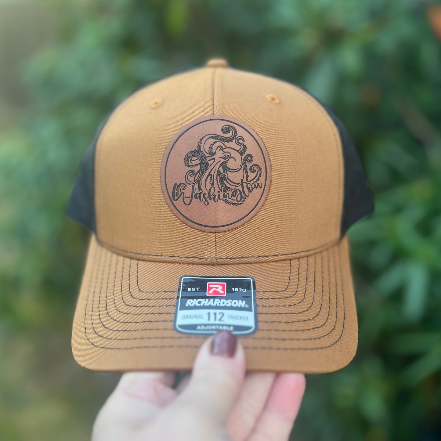 Kraken 112 Carmel/Black Richardson Trucker Hat