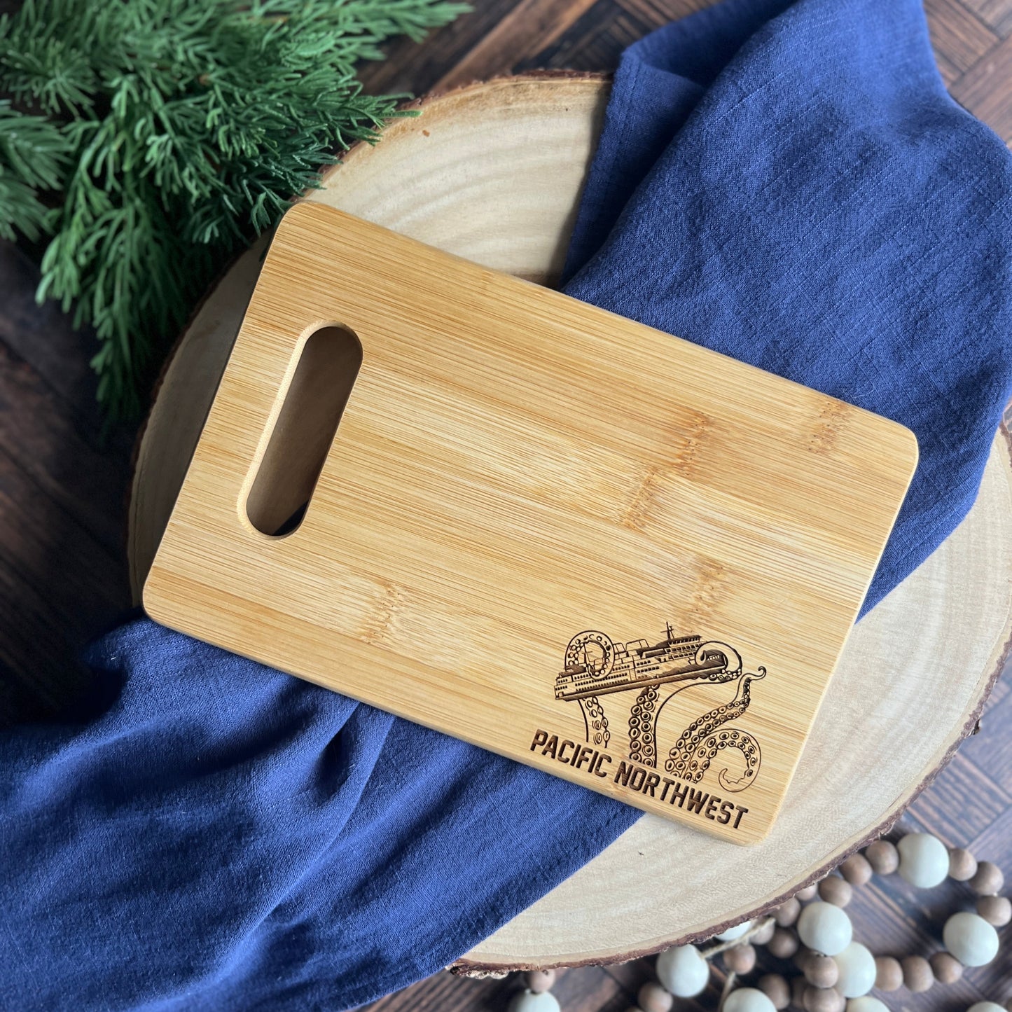 Pacific Northwest Kraken Small Cutting Board