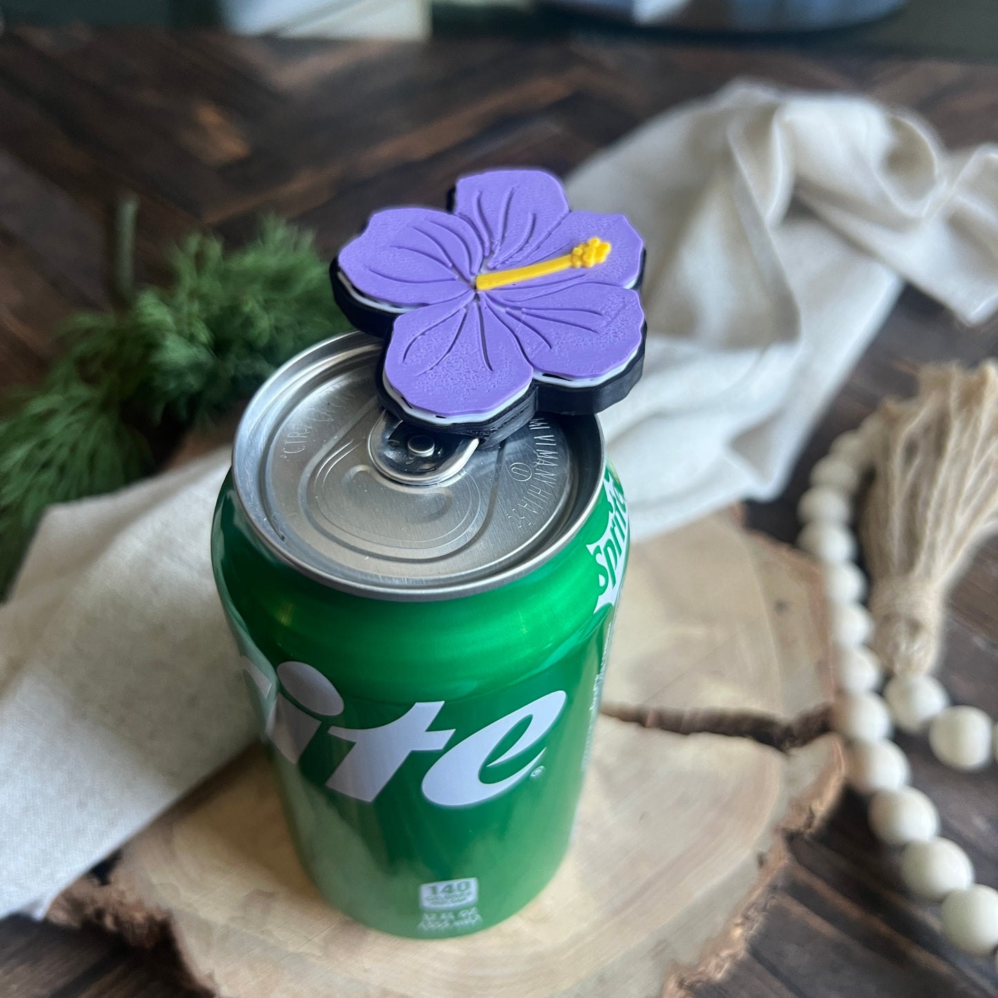 Hibiscus Soda Can Opener Keychain