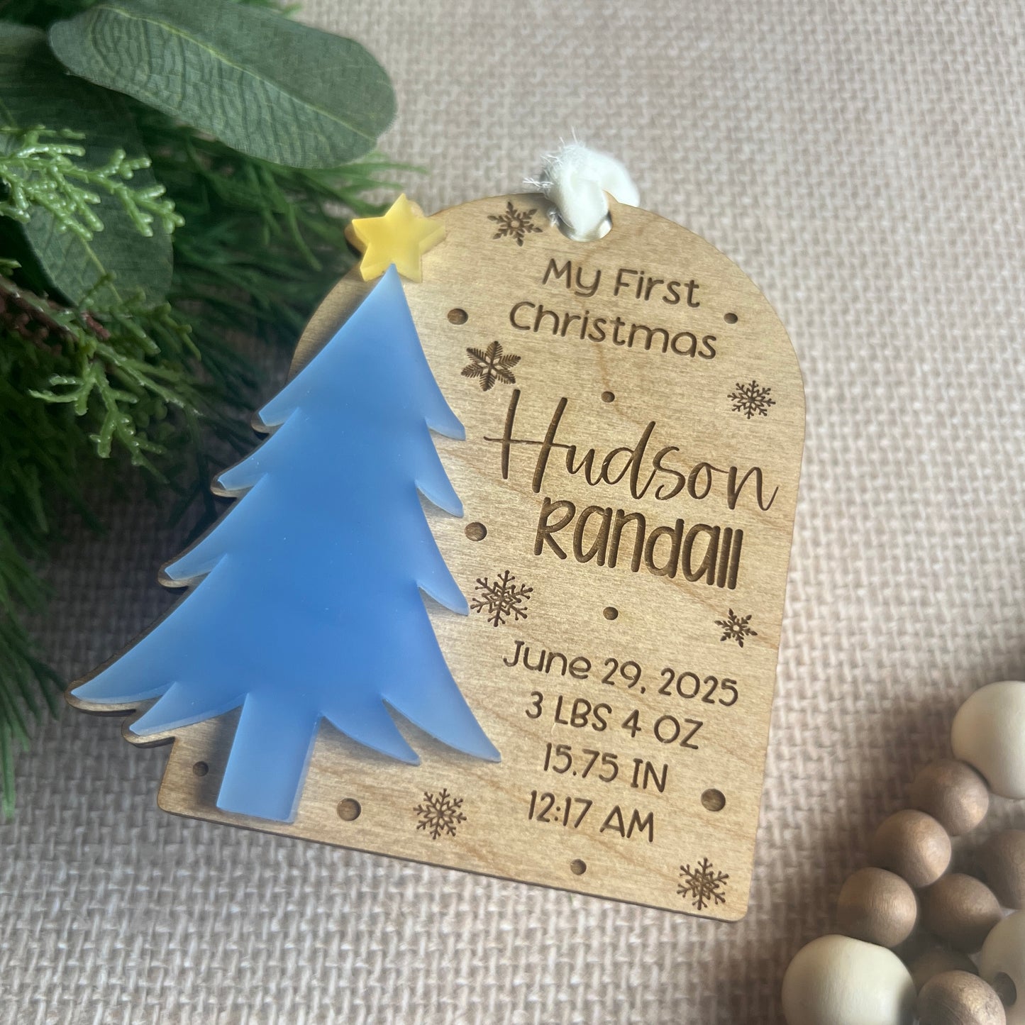 Birth Announcement Ornament