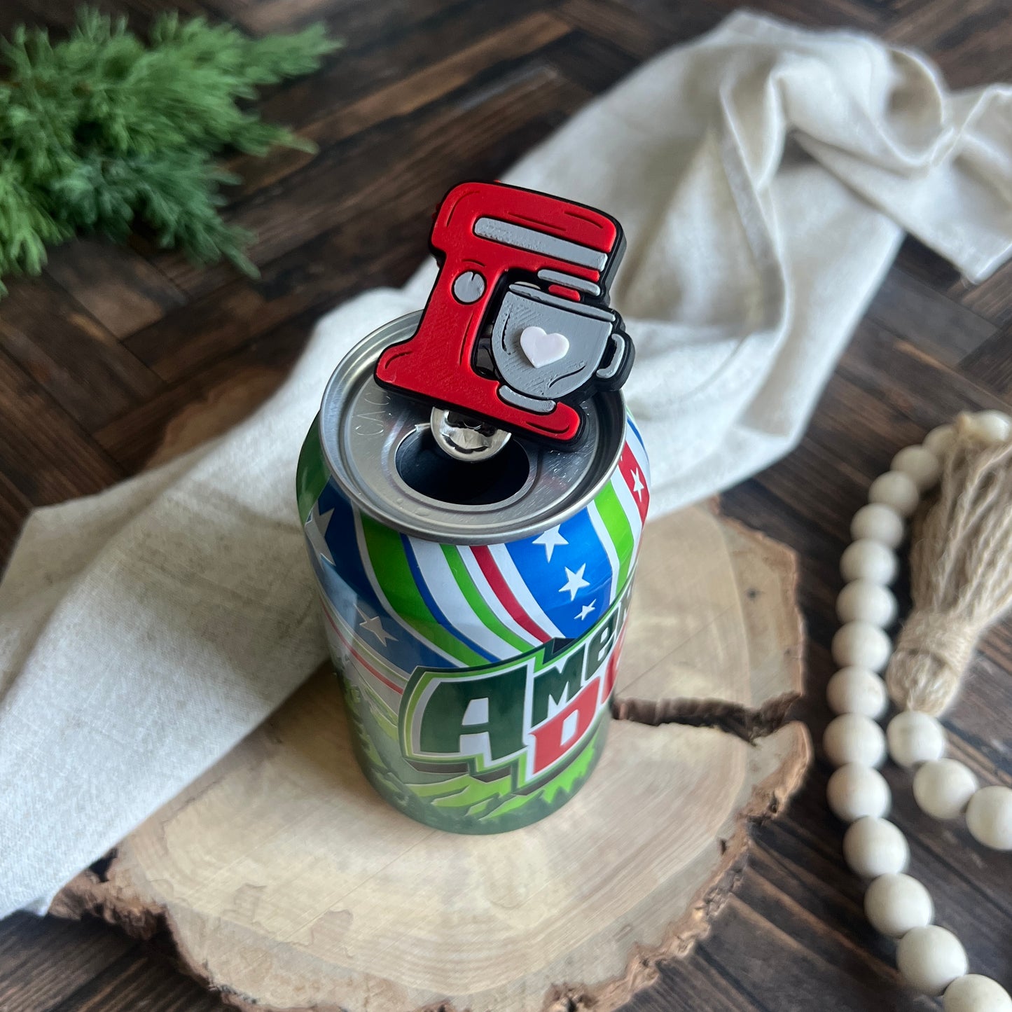 Kitchen Mixer Soda Can Opener Keychain