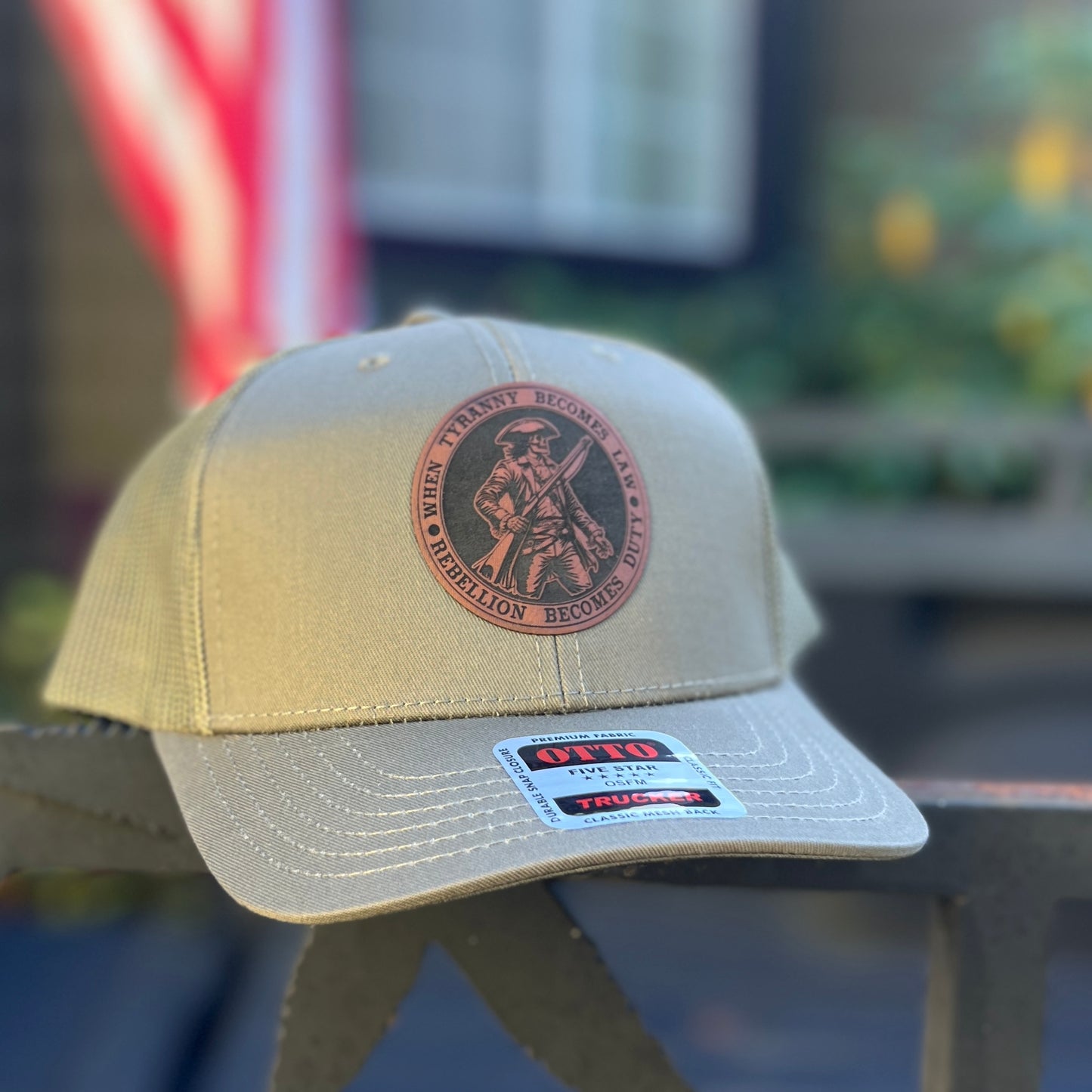 When Tyranny Becomes Law Olive Otto Classic Trucker Hat
