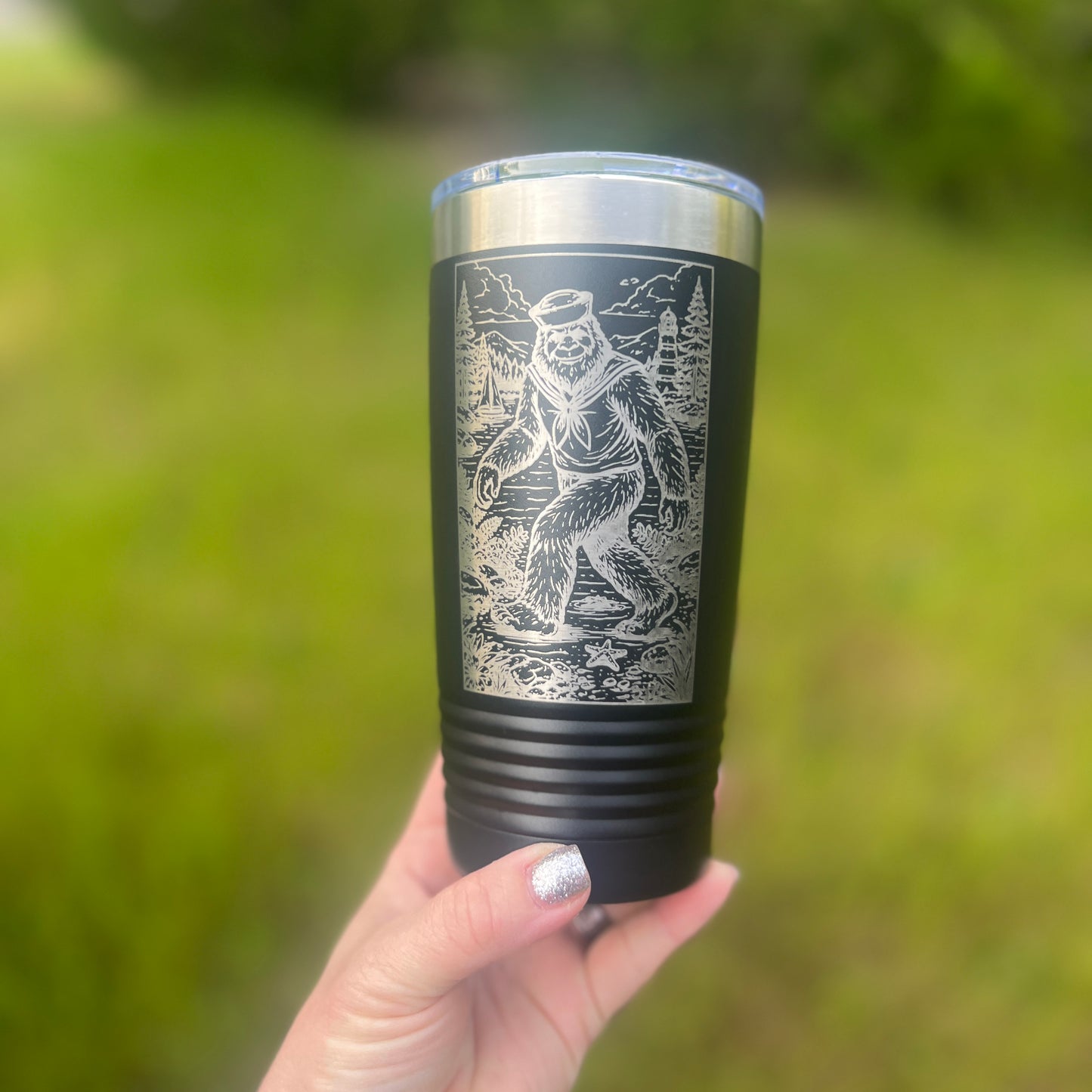 Bigfoot Sailor Tumbler