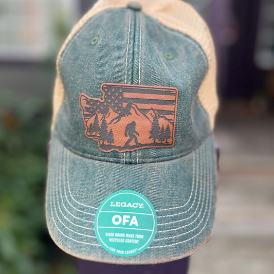 Bigfoot Washington State Green Legacy OFA Hat