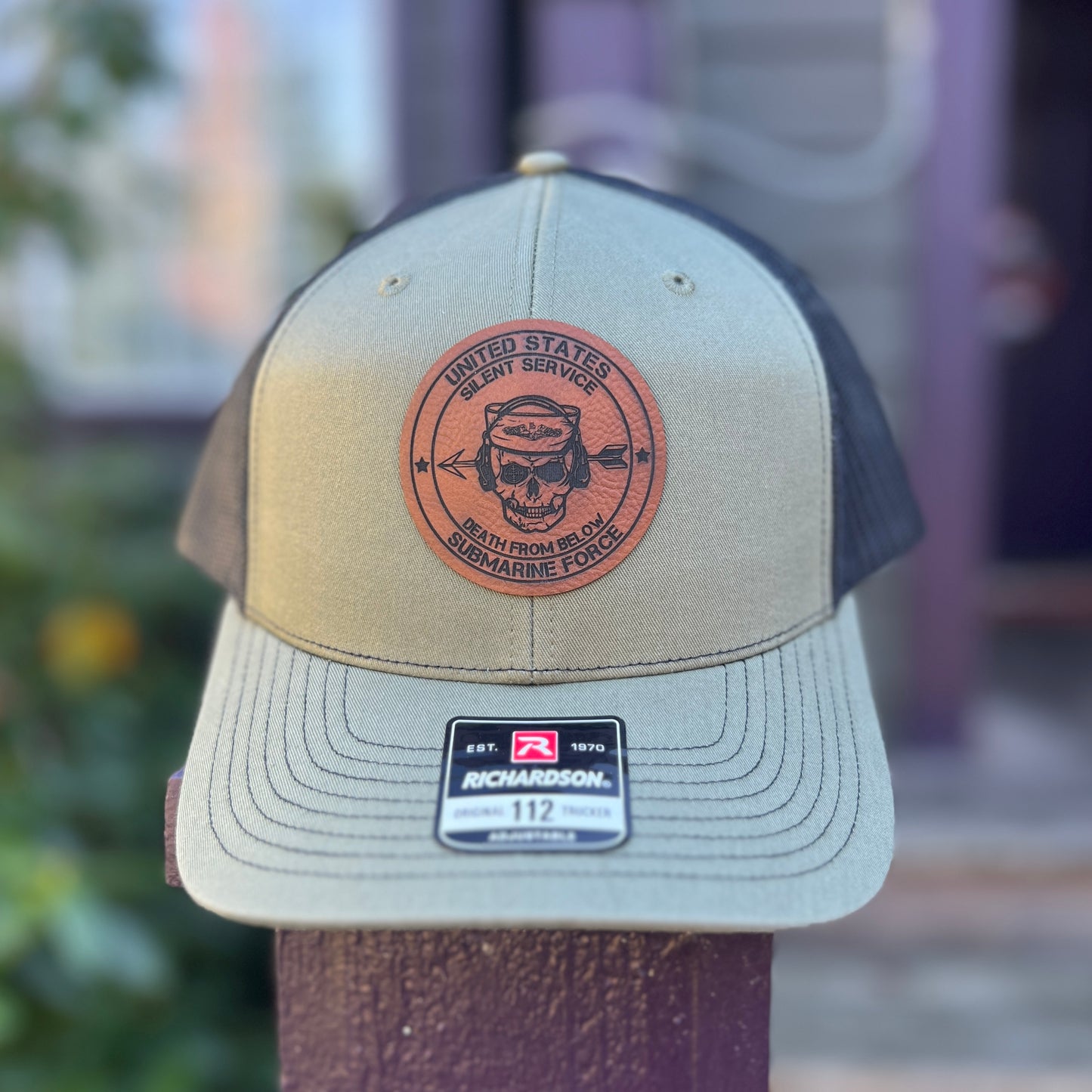 United States Submarine Force Silent Service Death From Below Loden/Black Richardson 112 Trucker Hat
