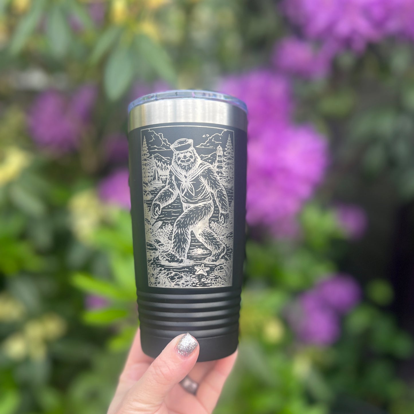 Bigfoot Sailor Tumbler