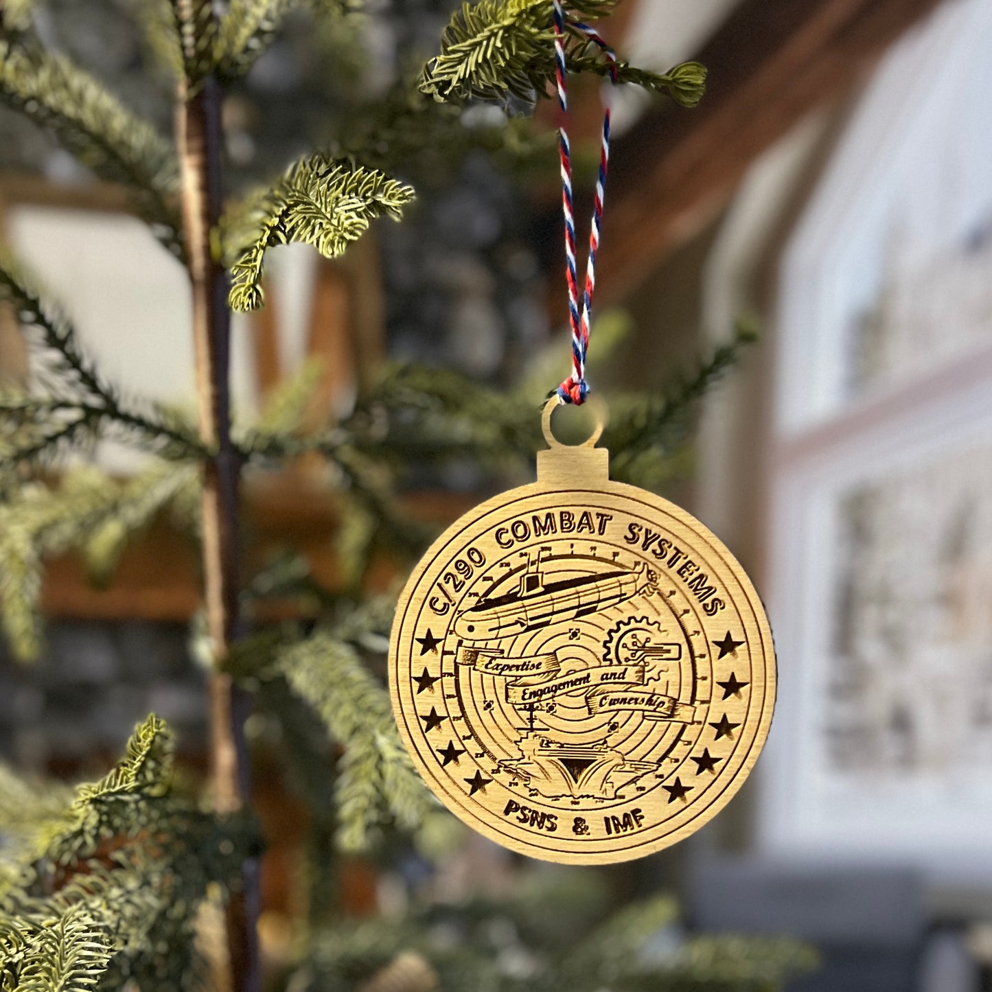 Code 290 Christmas Ornament