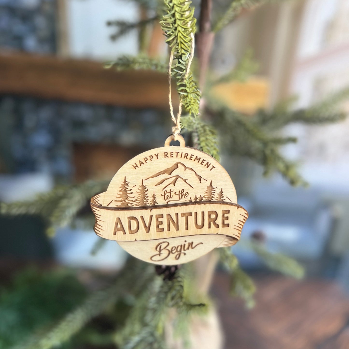 Happy Retirement Let The Adventures Begin Ornament