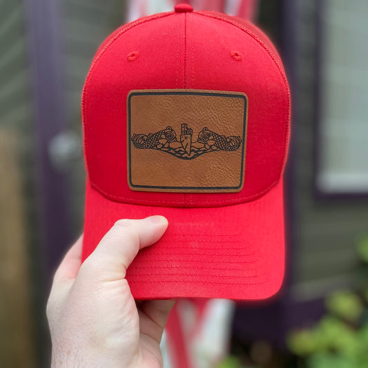 Dolphin Hat Red Richardson 112 Trucker Hat