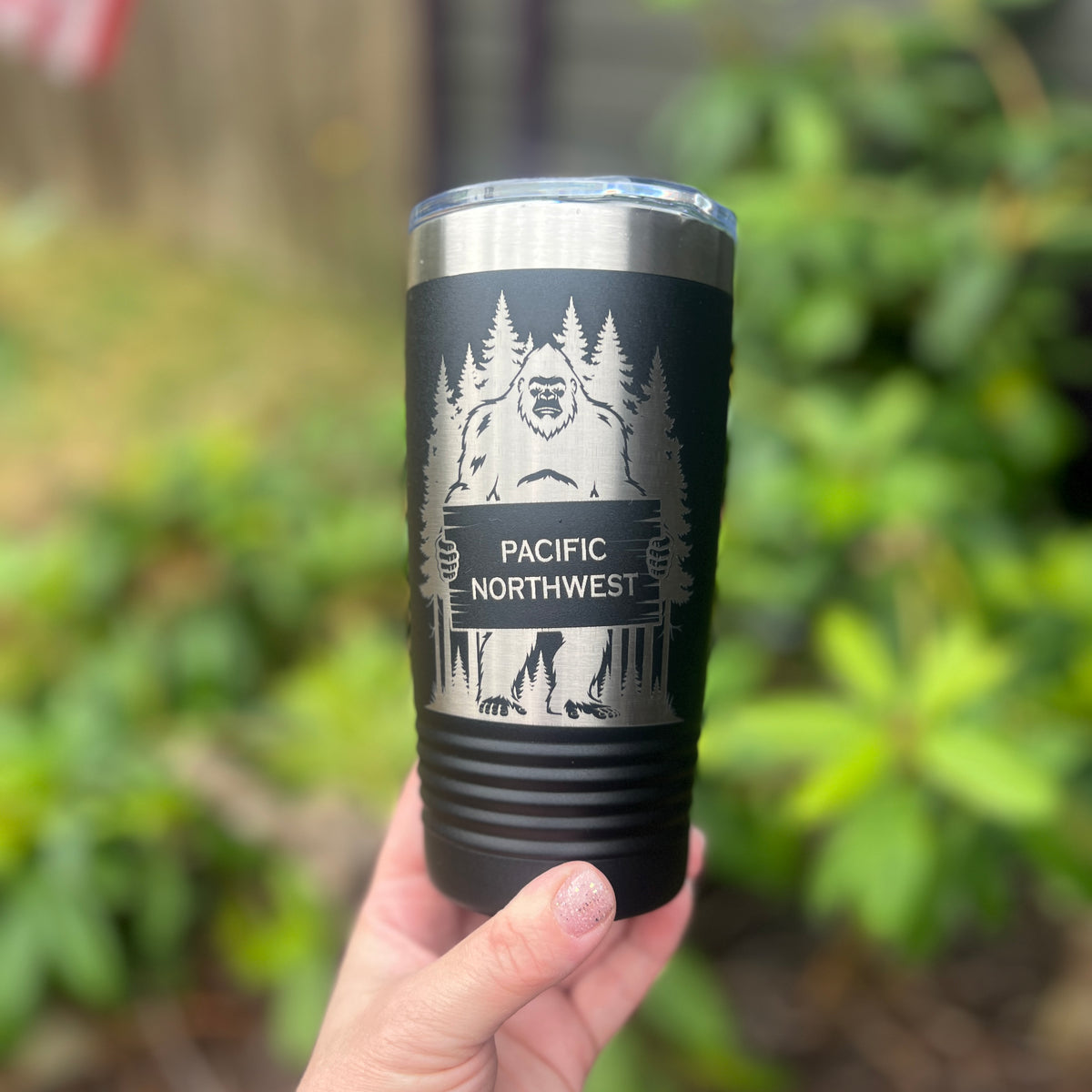 Pacific Northwest Bigfoot Tumbler