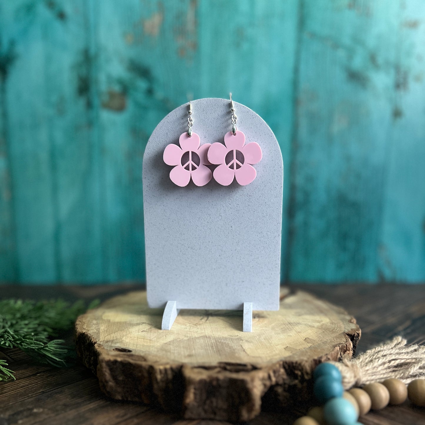 Peace Daisy Earrings