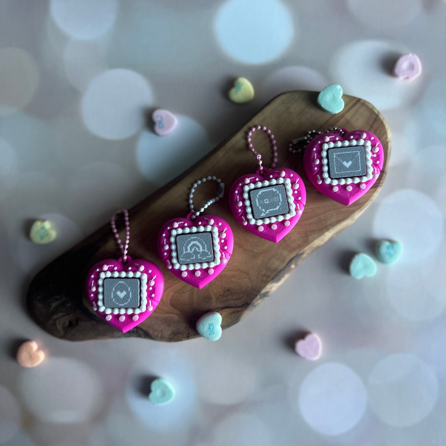 Dark Pink V-Pet Keyboard Clicker Fidget