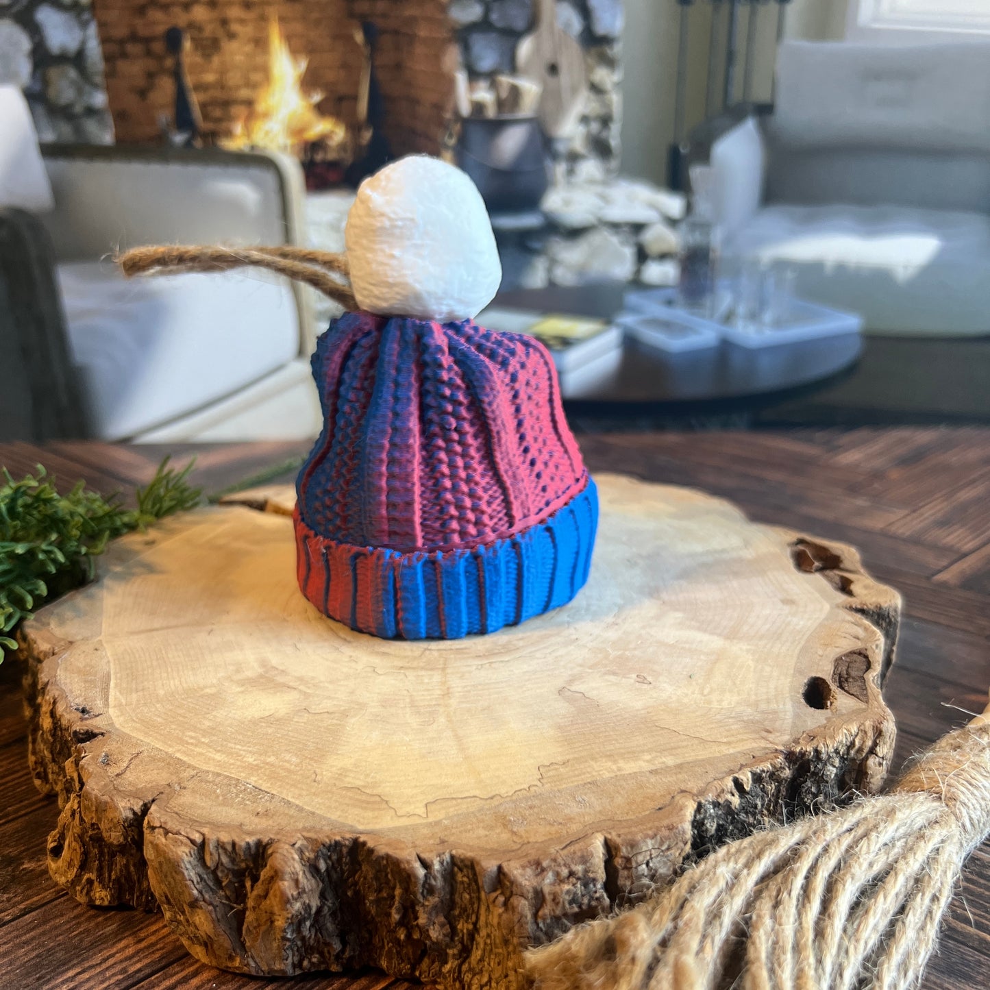 Cozy Crochet 3D Printed Beanies Ornament and Can Cover All in One