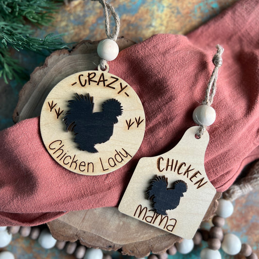 Chicken ornaments