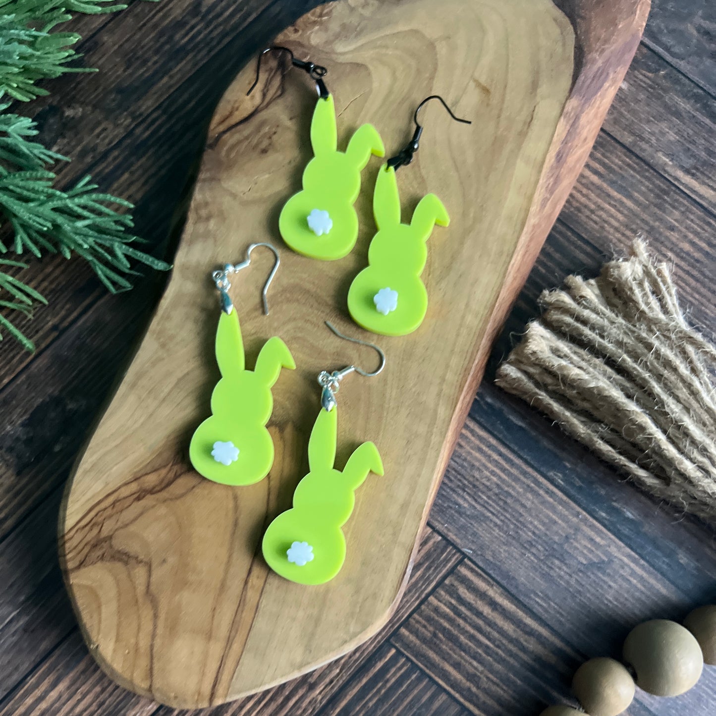 Bunny Acrylic Earrings