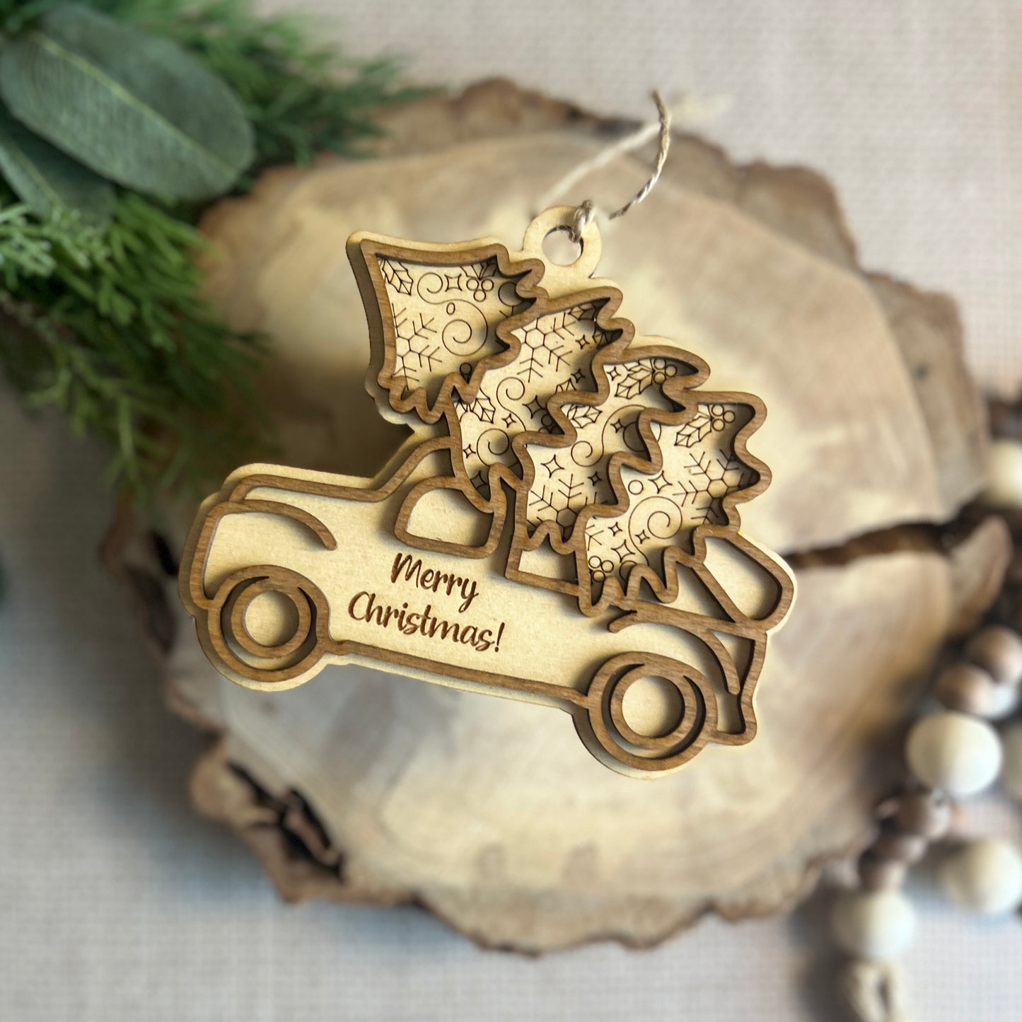 Old Truck Christmas Ornament