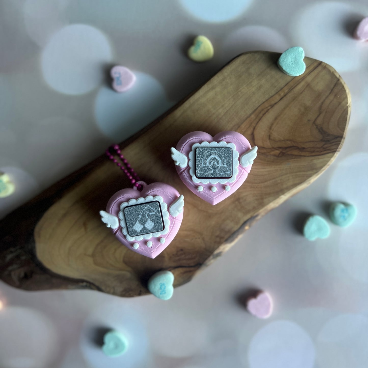 Pink with Wings V-Pet Keyboard Clicker Fidget