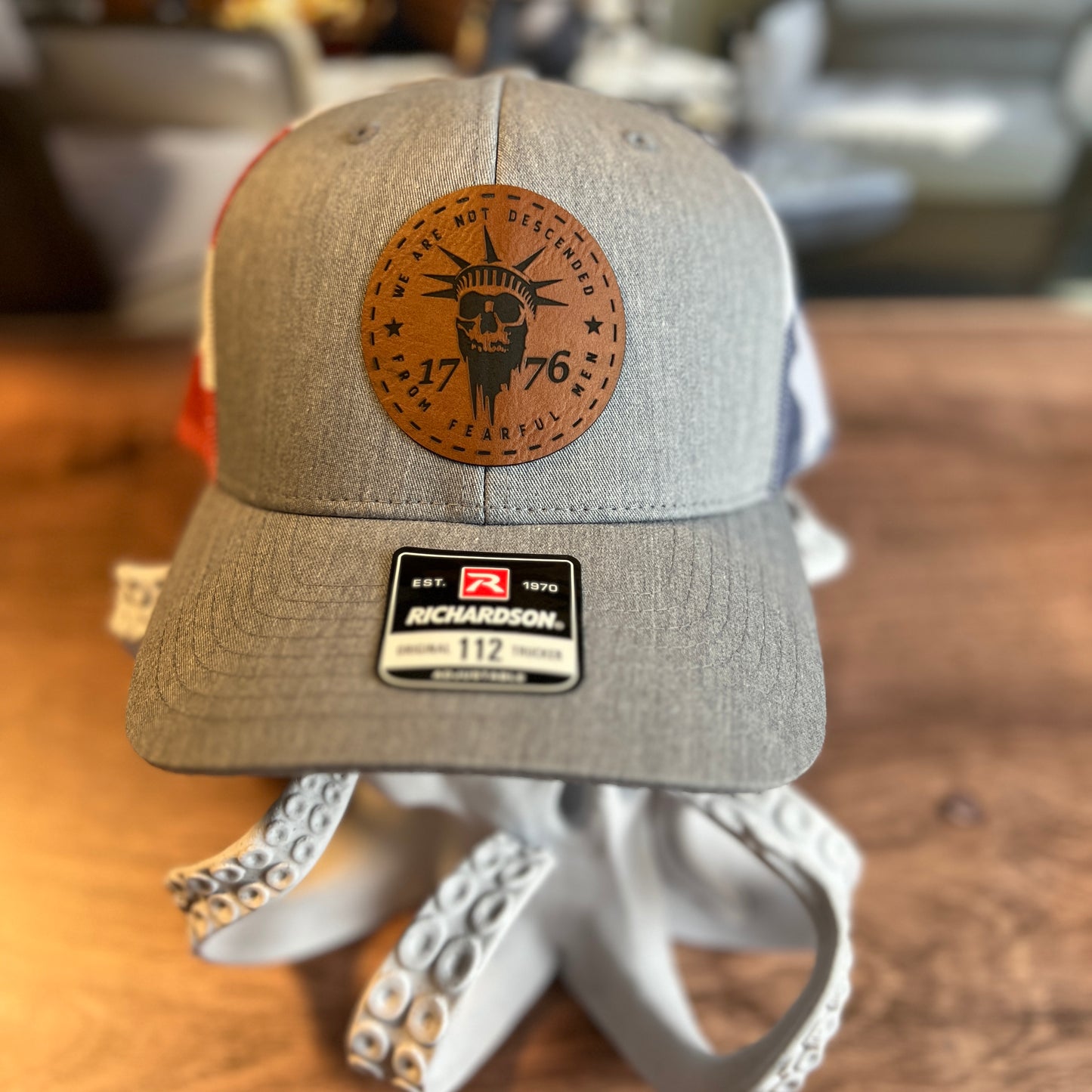 We Are Not Descended From Fearful Men Richardson 112 Trucker Hat