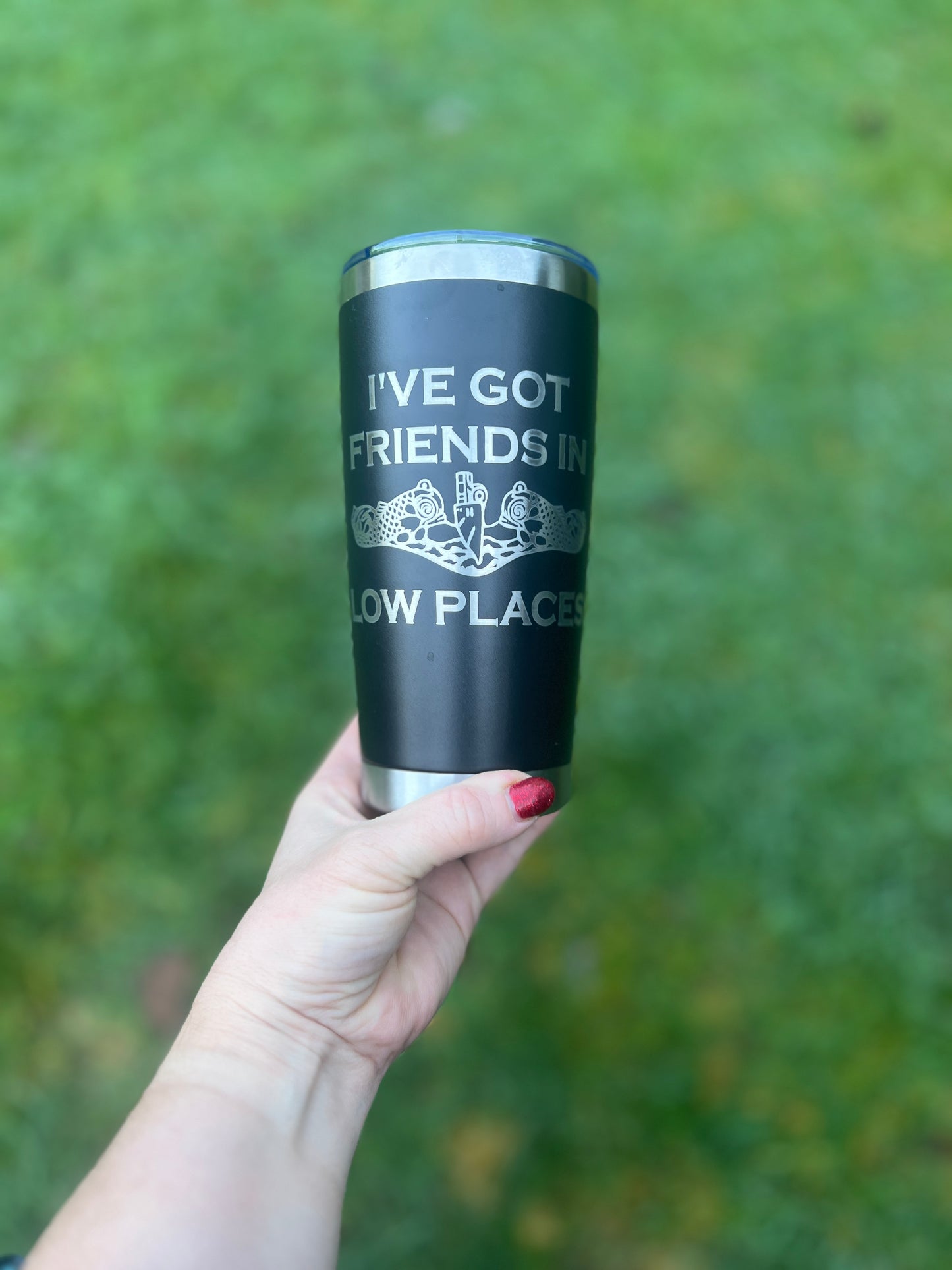 I’ve Got Friends In Low Places Travel Coffee Mugs