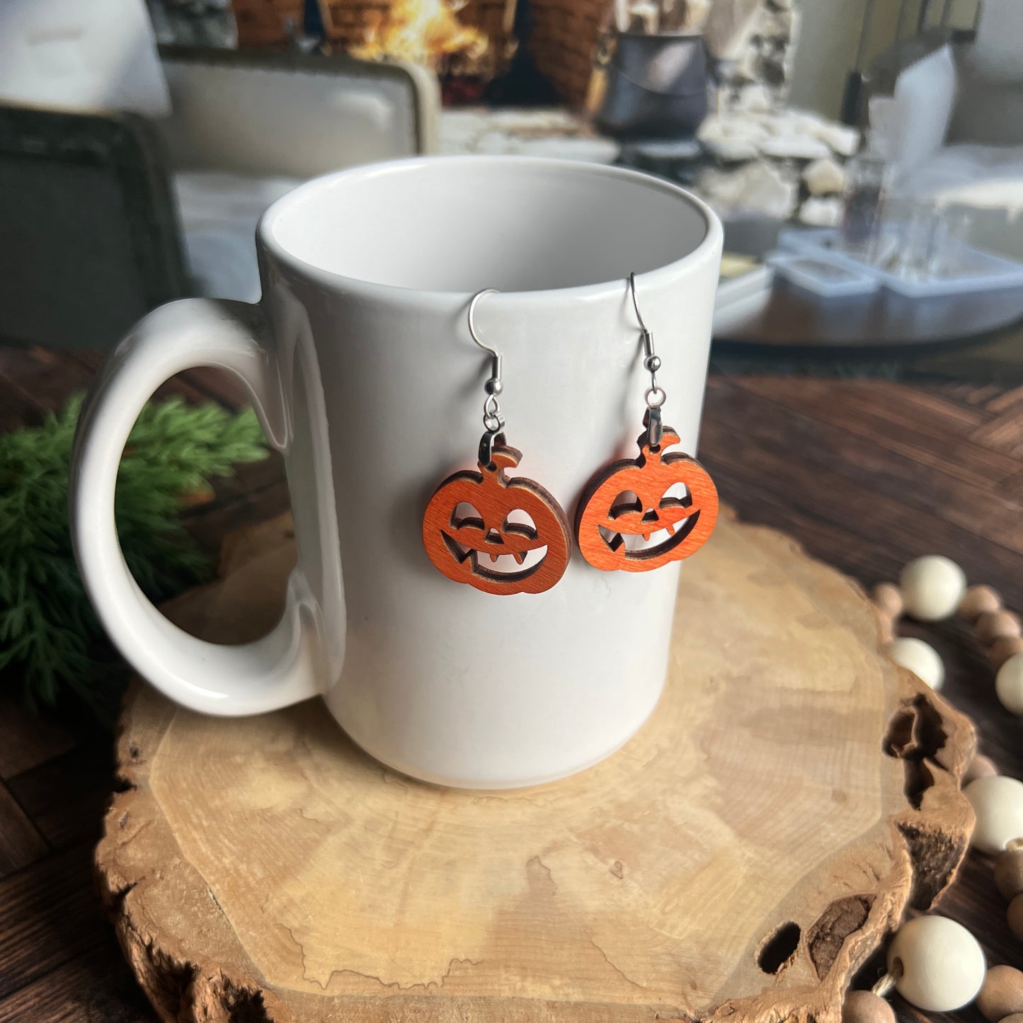 Jack-o'-lantern Earrings