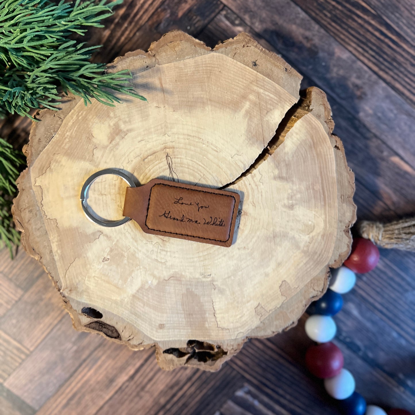 Personalized Handwritten Keychain