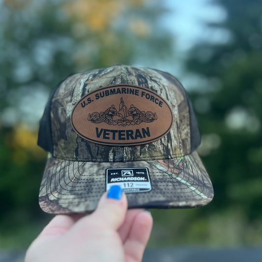 US Submarine Force Veteran Camo Richardson 112P Trucker Hat