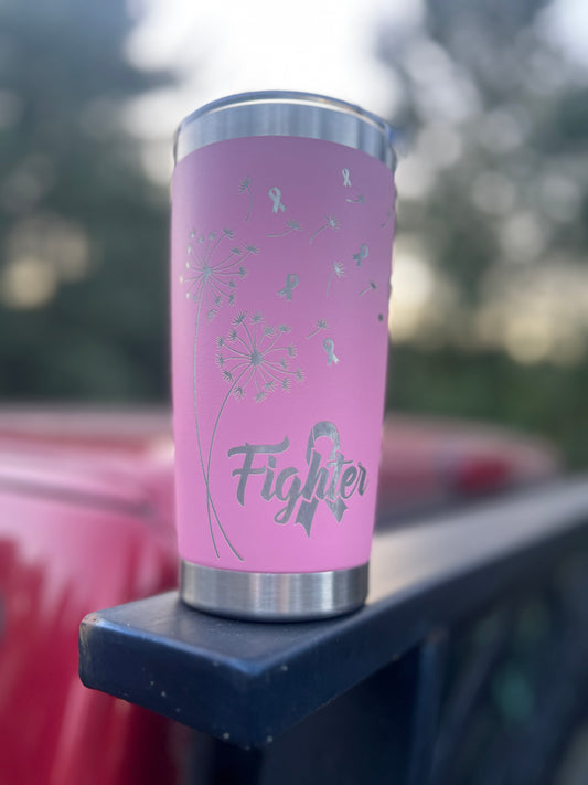 Breast Cancer Awareness Coffee Tumbler
