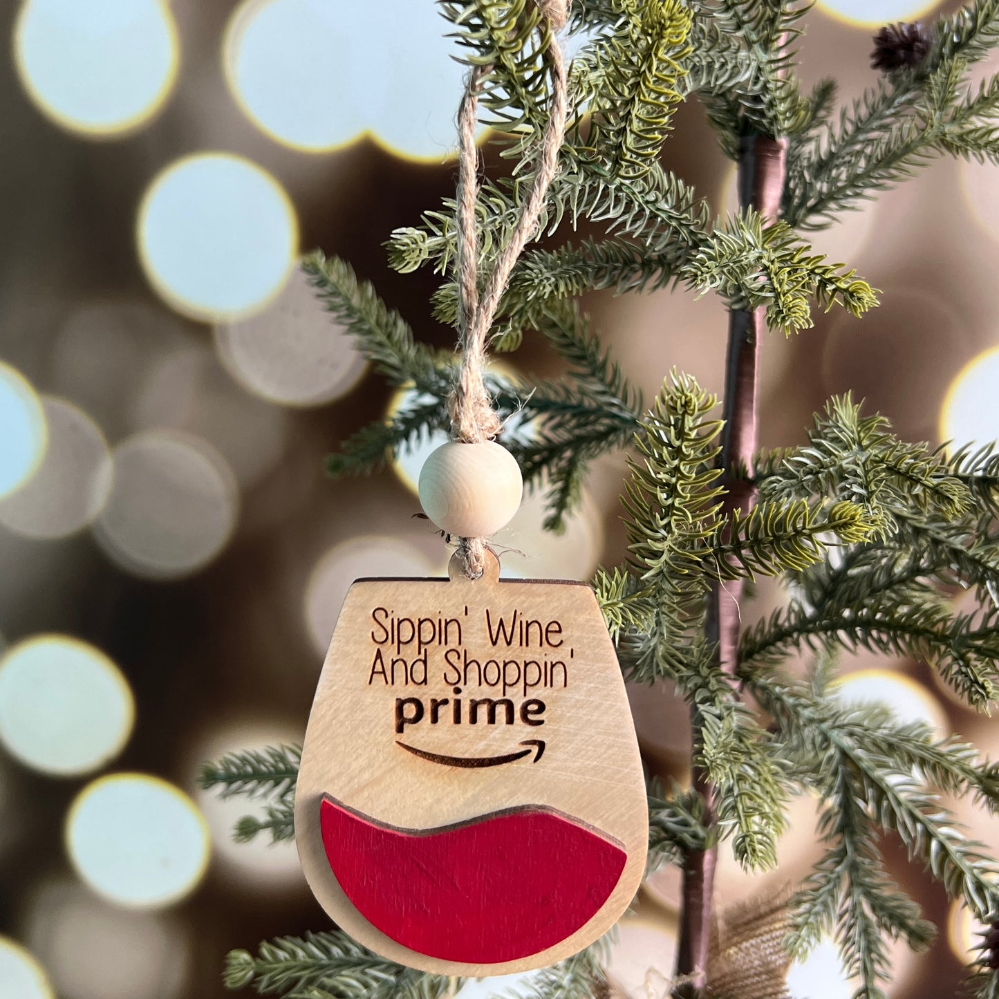 Wine Christmas Ornaments