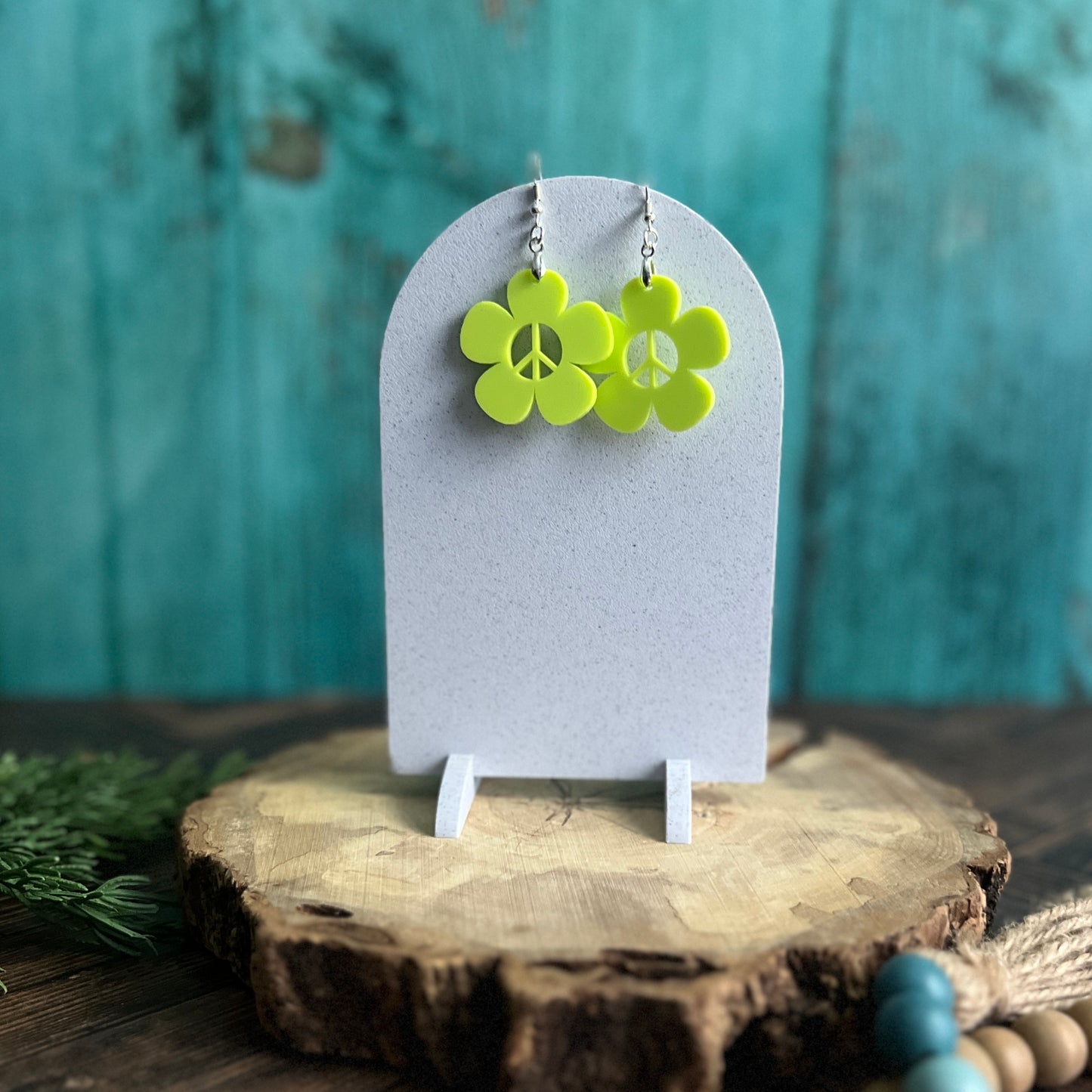 Peace Daisy Earrings