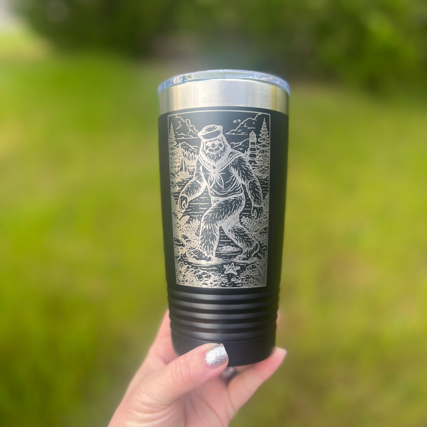 Bigfoot Sailor Tumbler