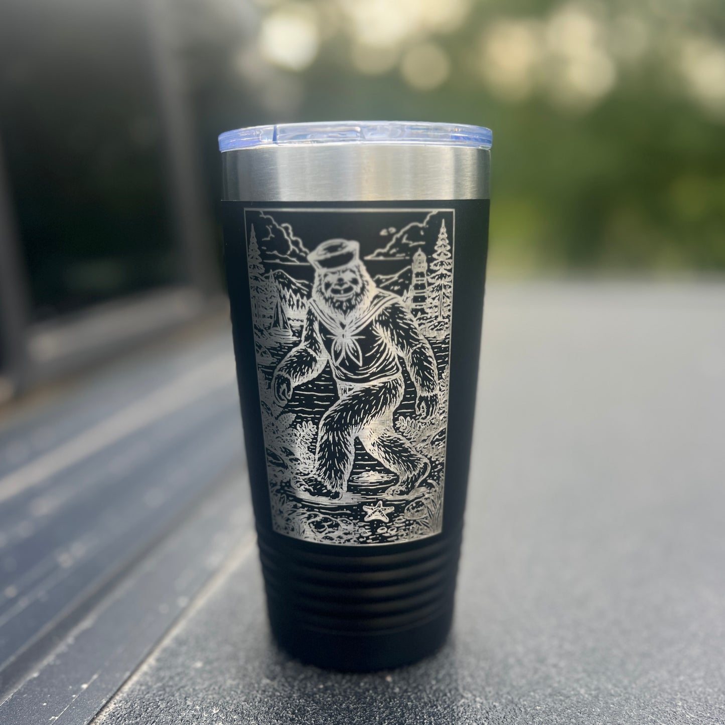 Bigfoot Sailor Tumbler