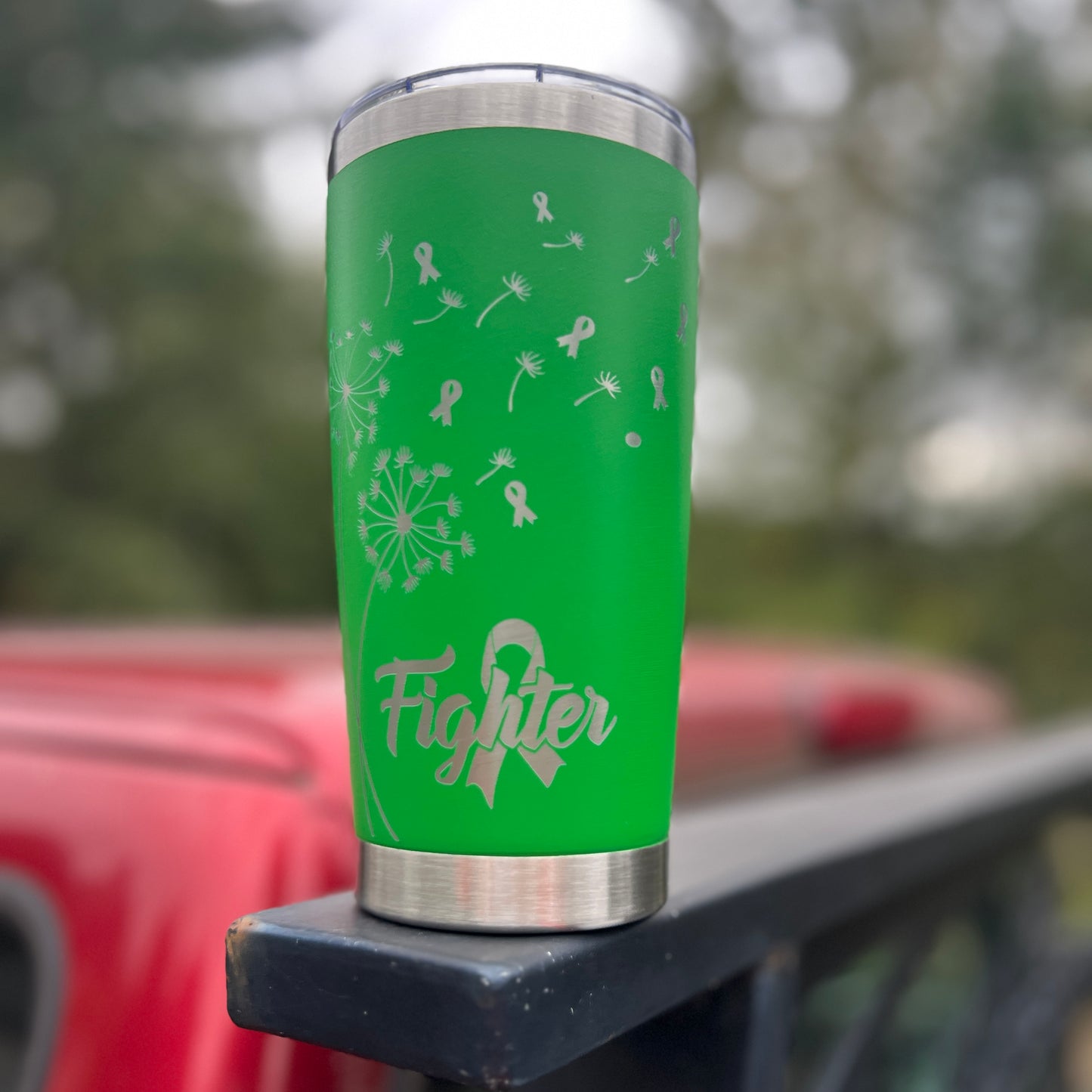 Mental Health Awareness Fighter Travel Coffee Cup