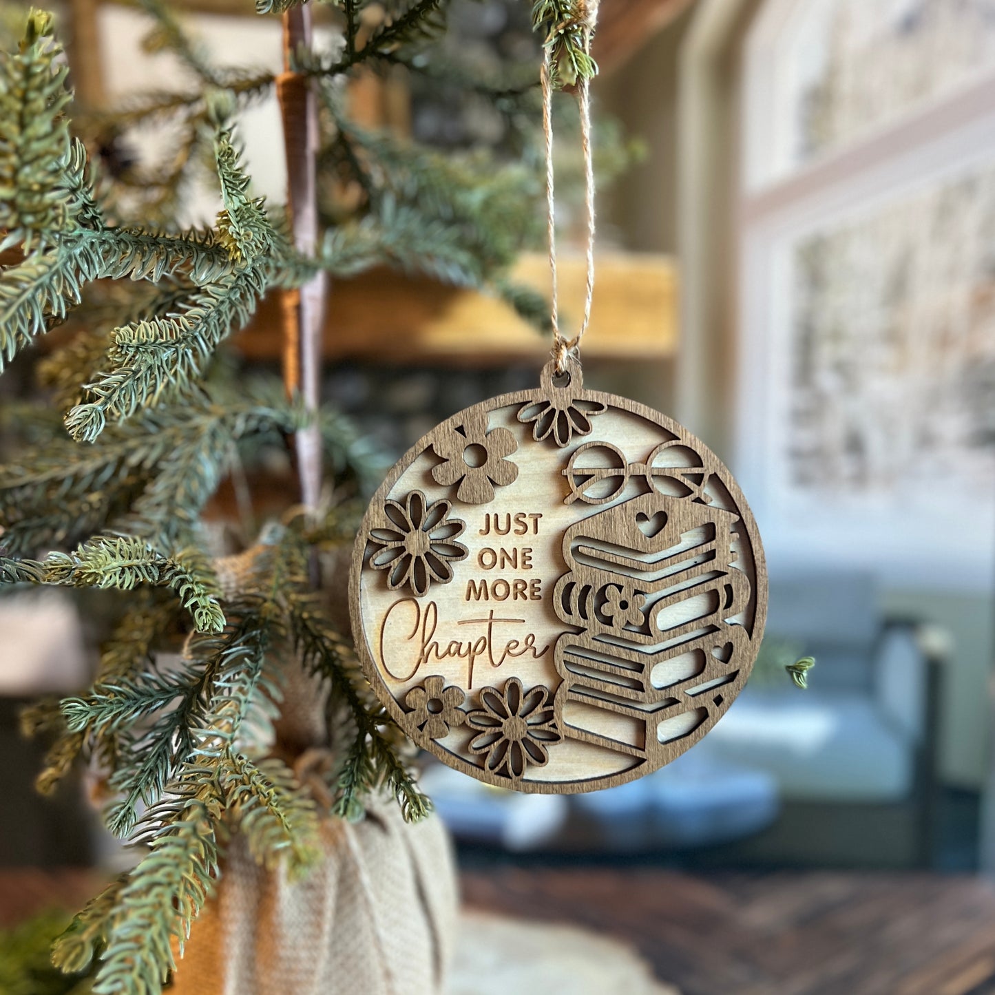 Just One More Chapter Ornament