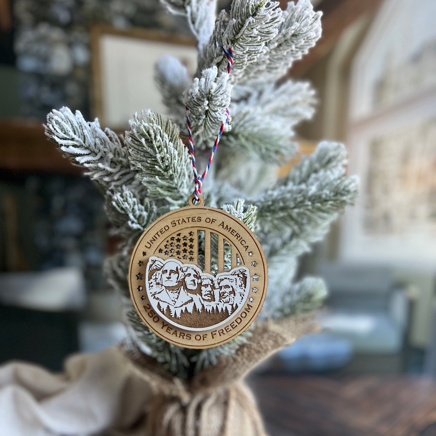 250th Anniversary Ornament USA