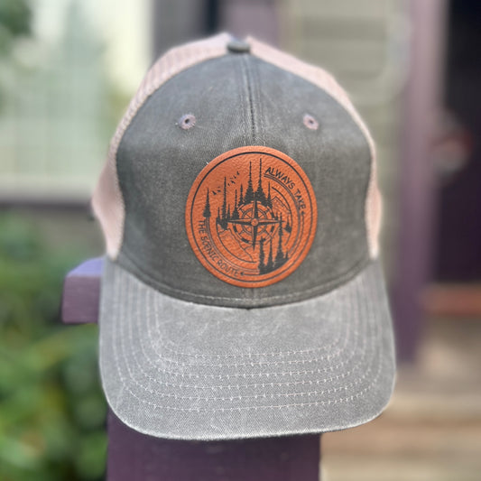 Always Take The Scenic Route Ponytail Hat
