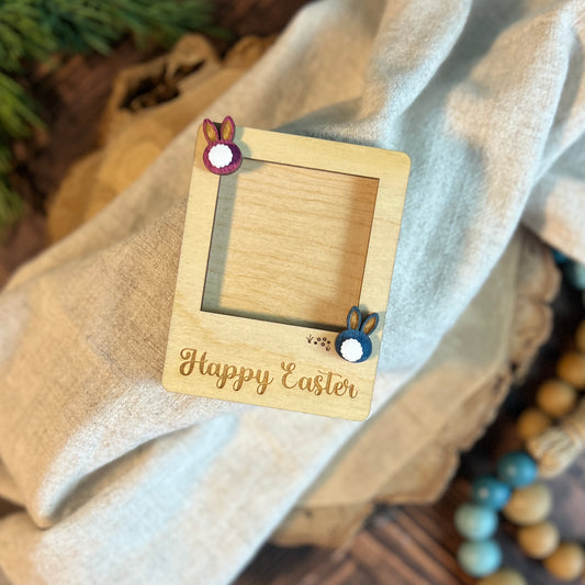 Happy Easter Mini Photo Frame Magnet