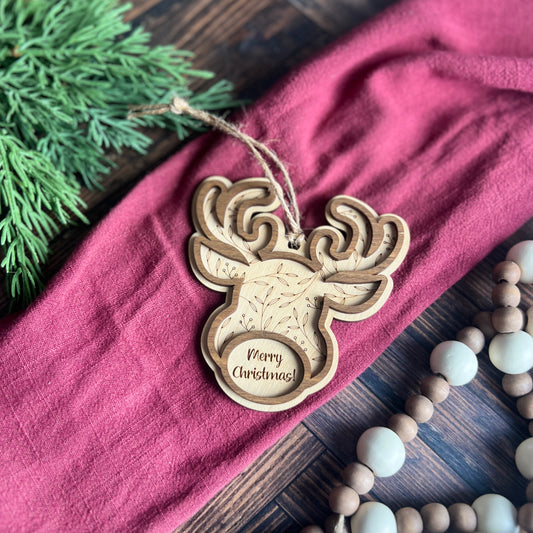 Reindeer Christmas Ornament