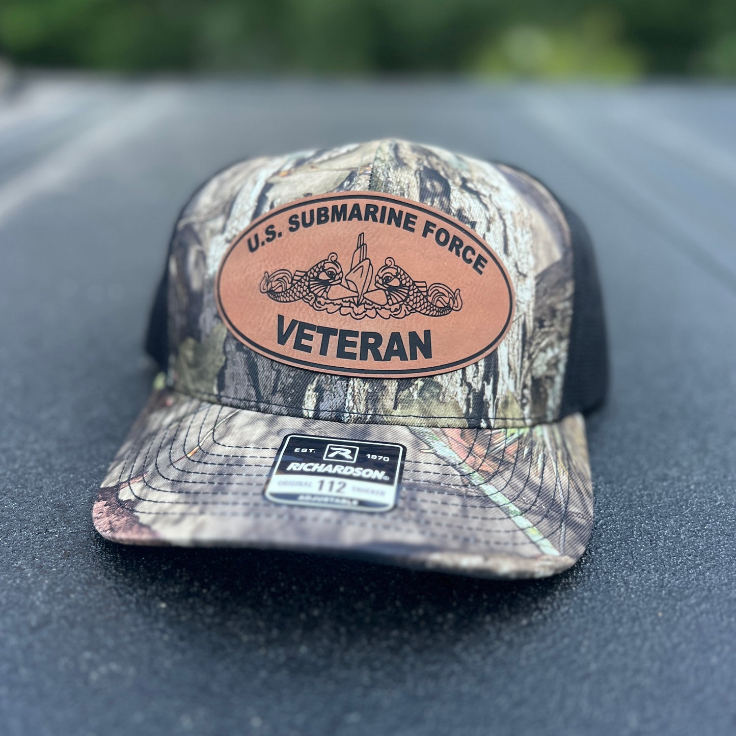 US Submarine Force Veteran Camo Richardson 112P Trucker Hat
