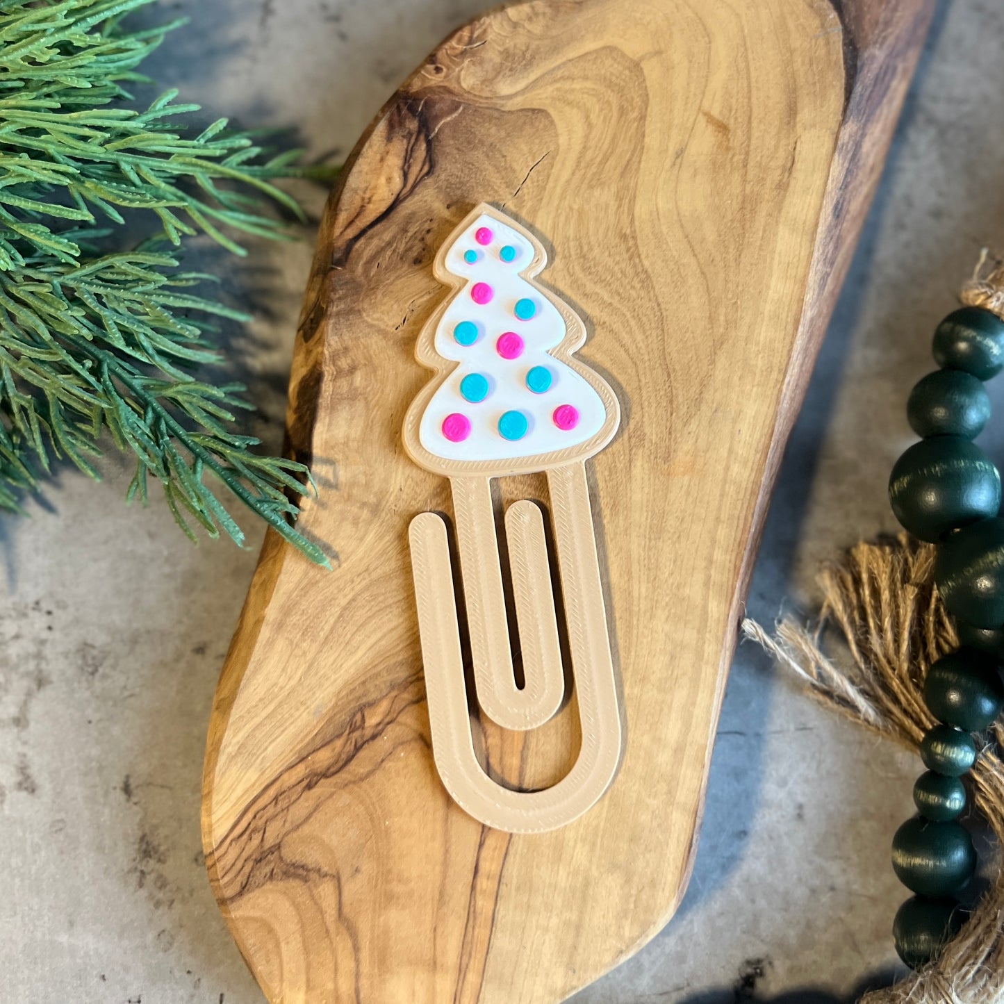 Christmas Bookmarks 3D Printed