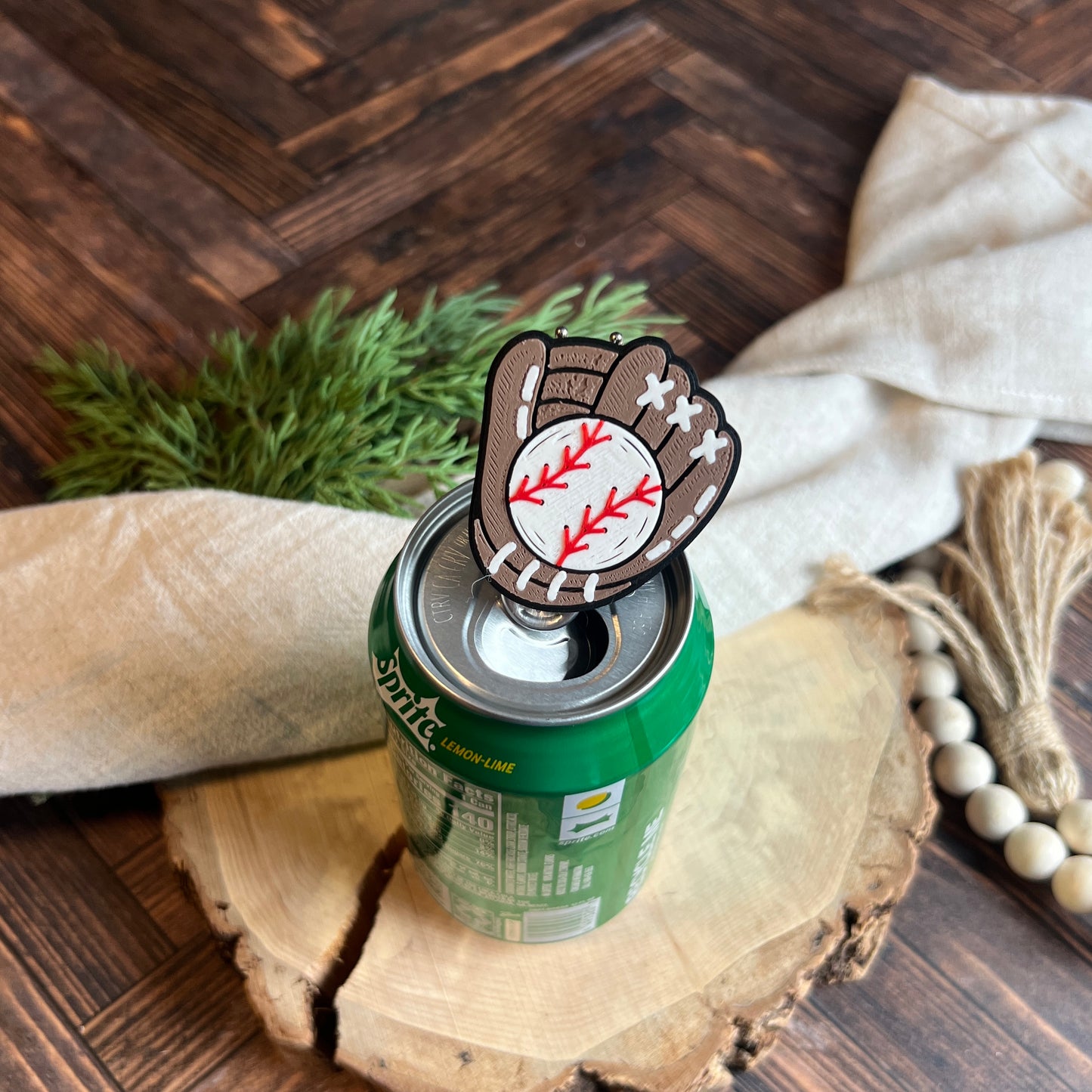 Baseball Soda Can Opener