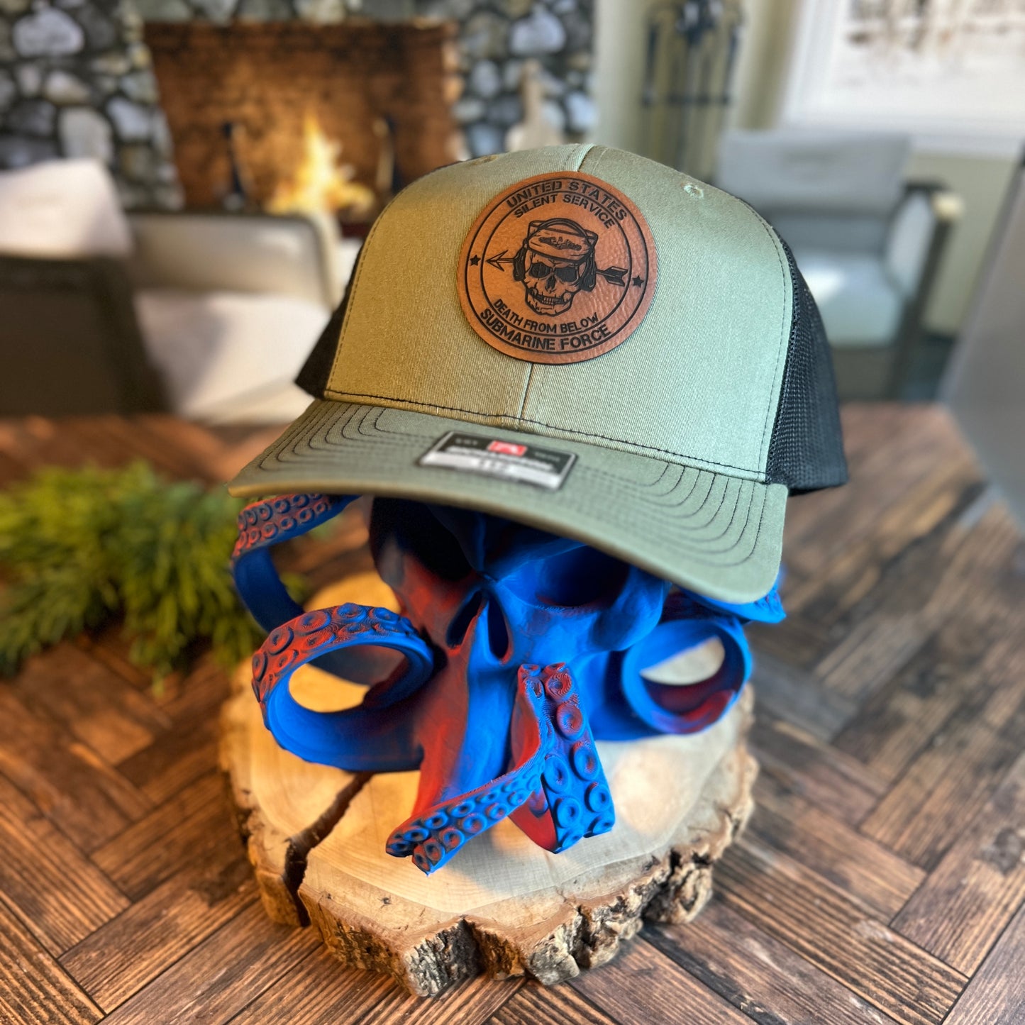 United States Submarine Force Silent Service Death From Below Loden/Black Richardson 112 Trucker Hat