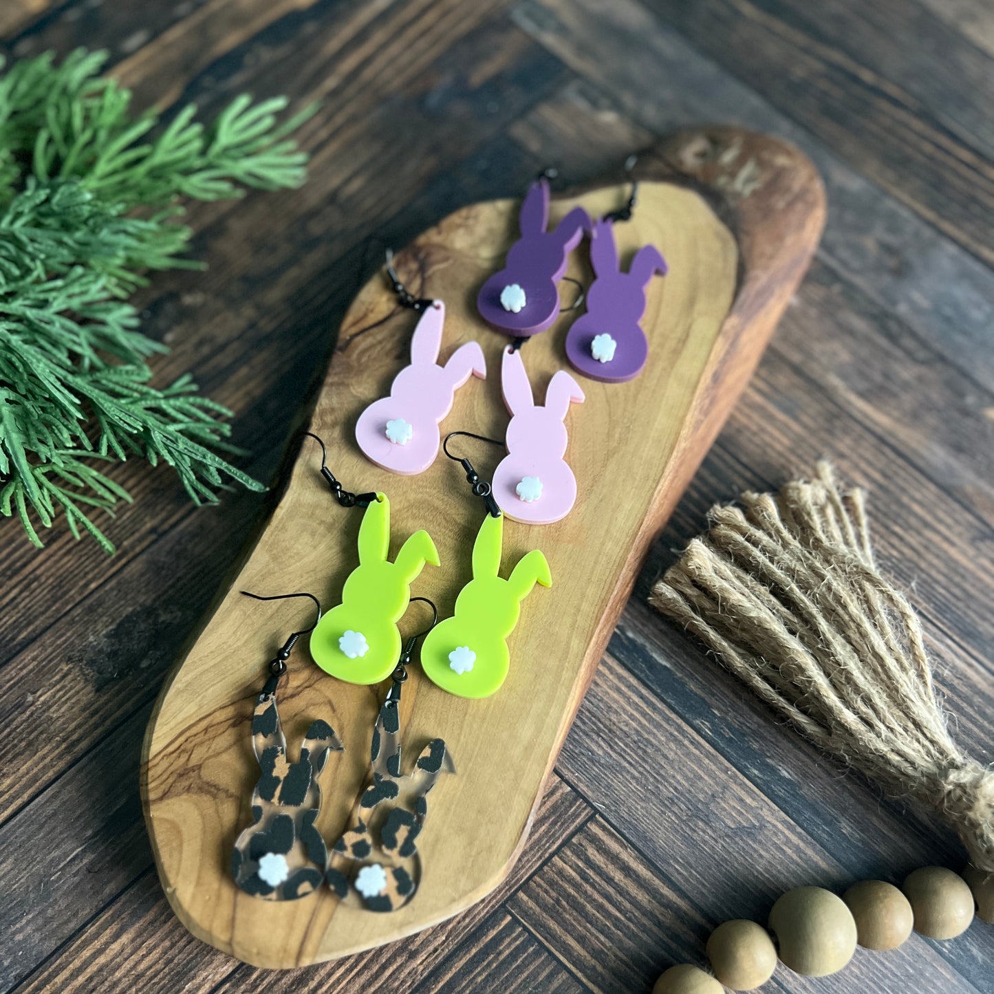 Bunny Acrylic Earrings