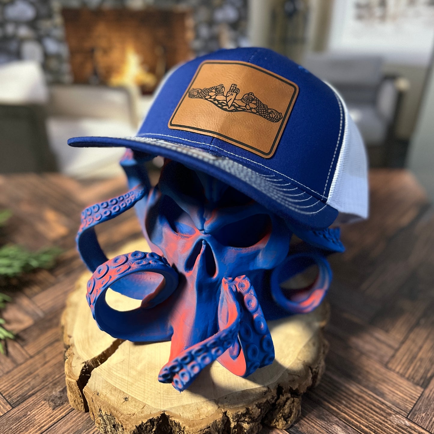 Dolphin Hat Royal Blue/White Richardson 112 Trucker Hat