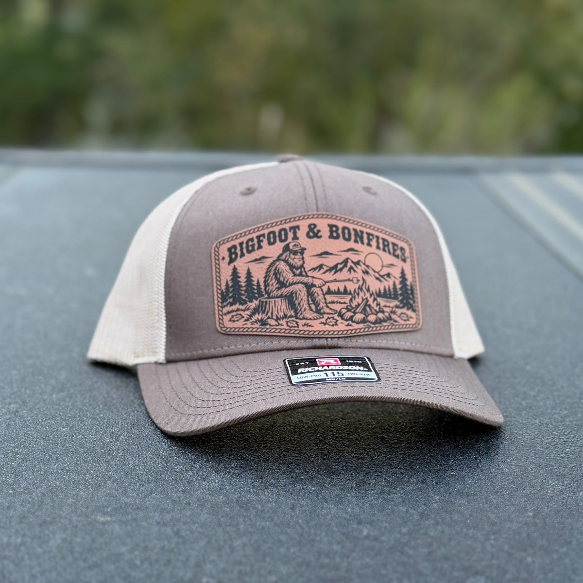 Bigfoot & Bonfires Richardson 112 Trucker Hat