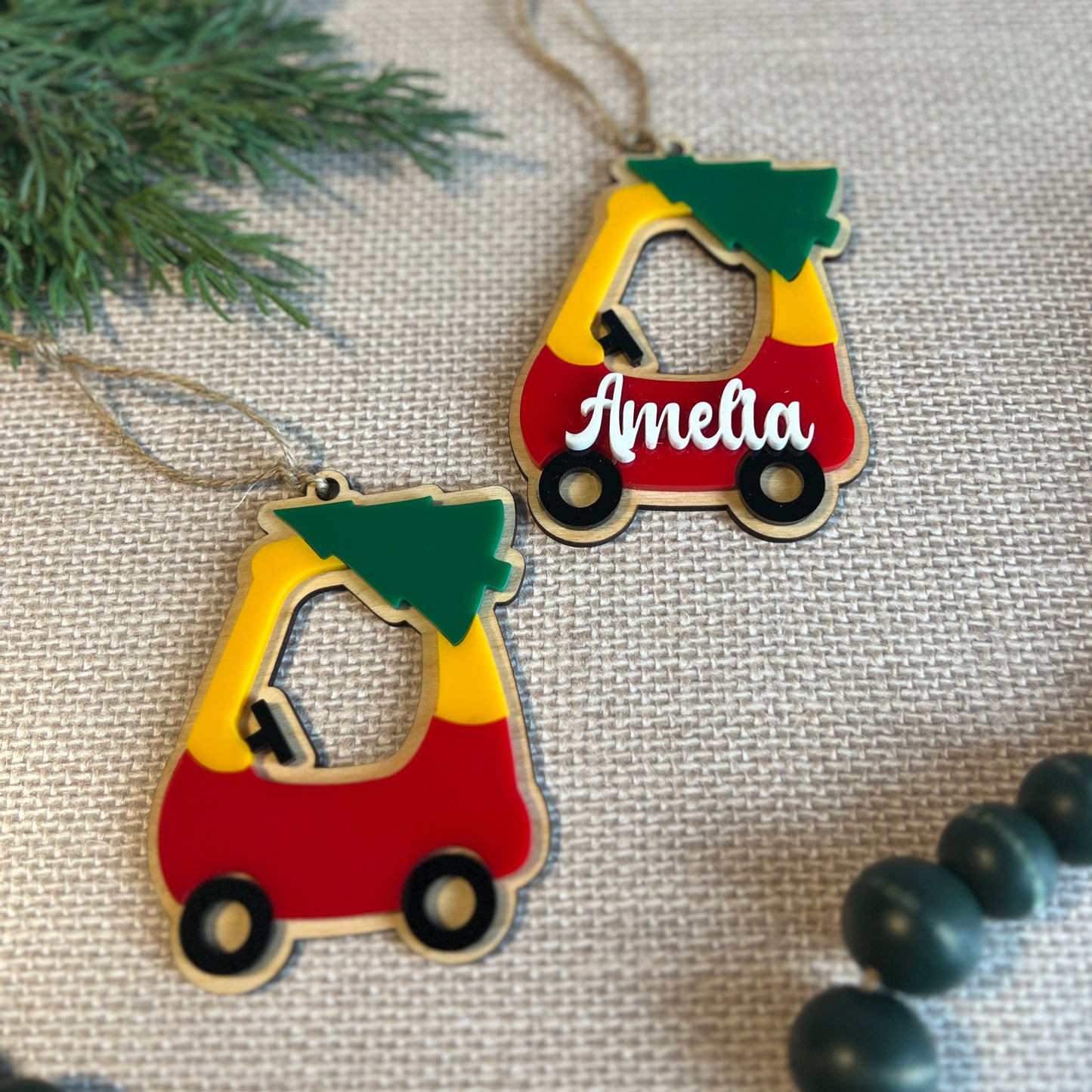 Christmas Car Ornament For Kids