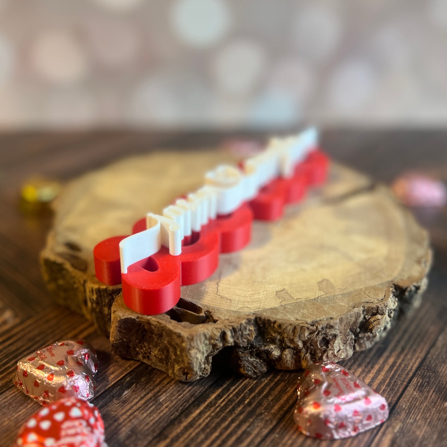 XOXO Personalized 3D Printed Sign