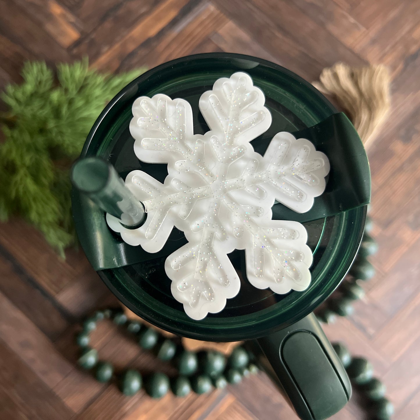 Snowflake Tumbler Topper