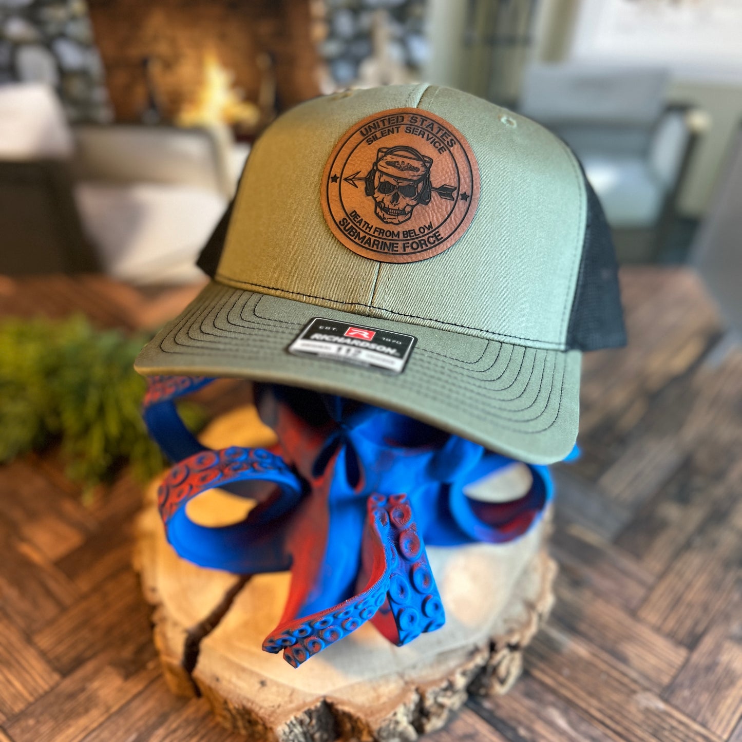 United States Submarine Force Silent Service Death From Below Loden/Black Richardson 112 Trucker Hat